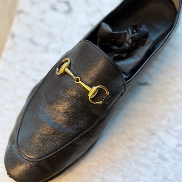 Gucci Women’s Brixton Leather Horsebit Loafers - Picture 4 of 7